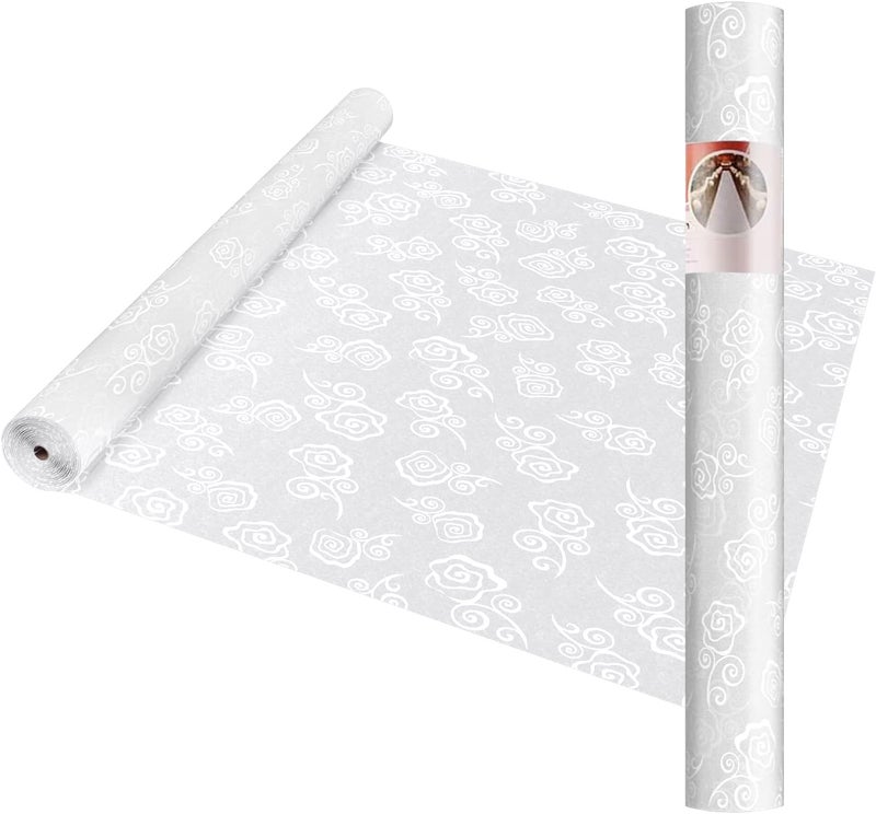 Healon Thickened Aisle Runner for Wedding CeremonyFeet White Aisle Runner Walkway for Indoor Outdoor Wedding Church Decorations ，Halloween Parties can Also use a Carpet，50g(Rose, 3x50Feet) - Image 5